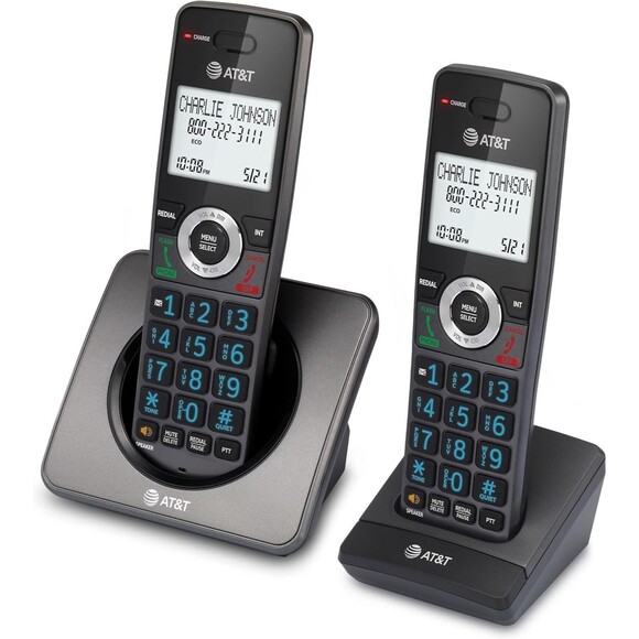 AT&T Cordless Home Phone 2 Handsets Caller ID Speakerphone.... NEW SEALED IN BOX - Picture 4 of 7